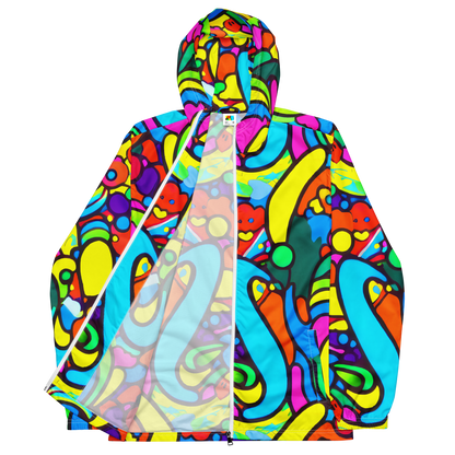 Men's Windbreaker - Chromadoodle Junction