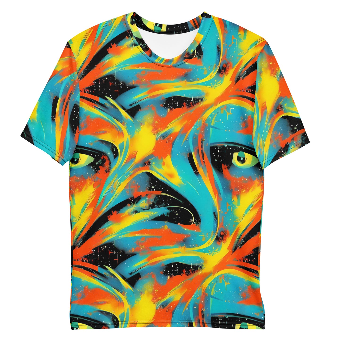 Men's Crew Neck T-Shirt - Solar Swoosh