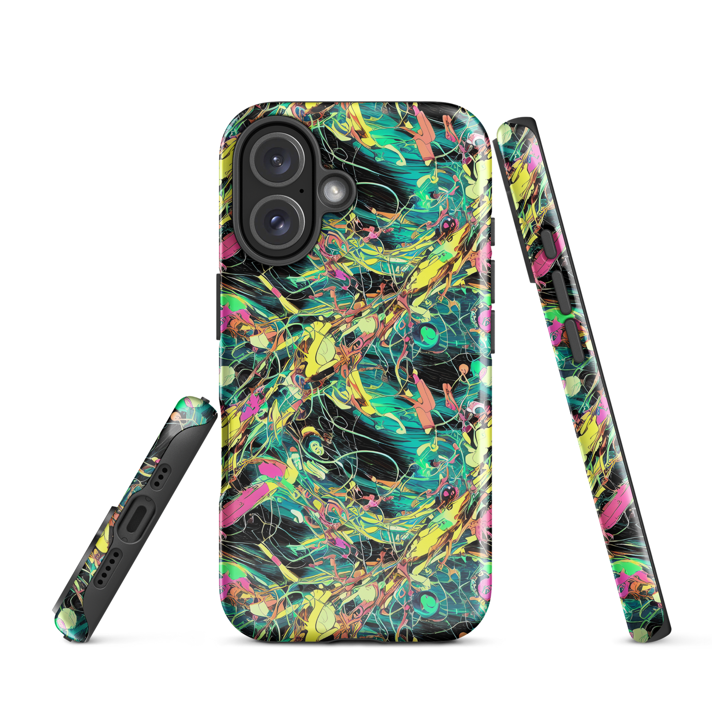 Tough Case for iPhone® - Cyborg Whirl