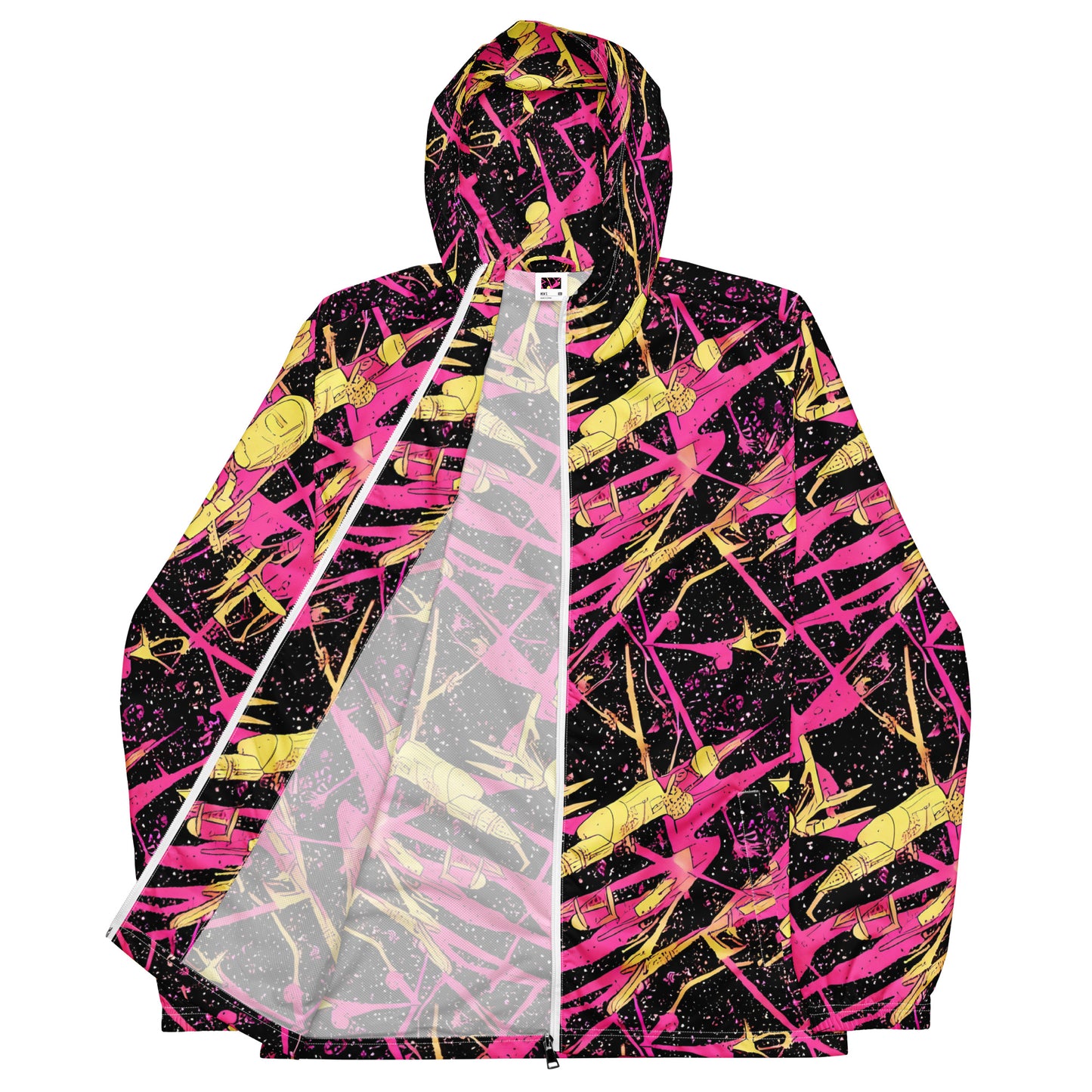 Men's Windbreaker - Galaxy Graffiti