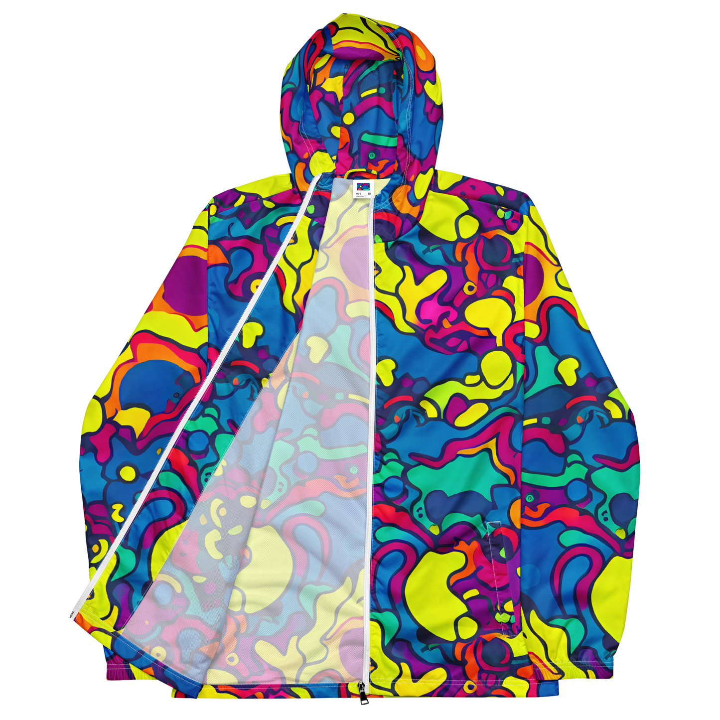 Men's Windbreaker - Colorful Chaos