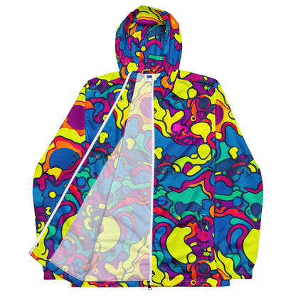 Men's Windbreaker - Colorful Chaos