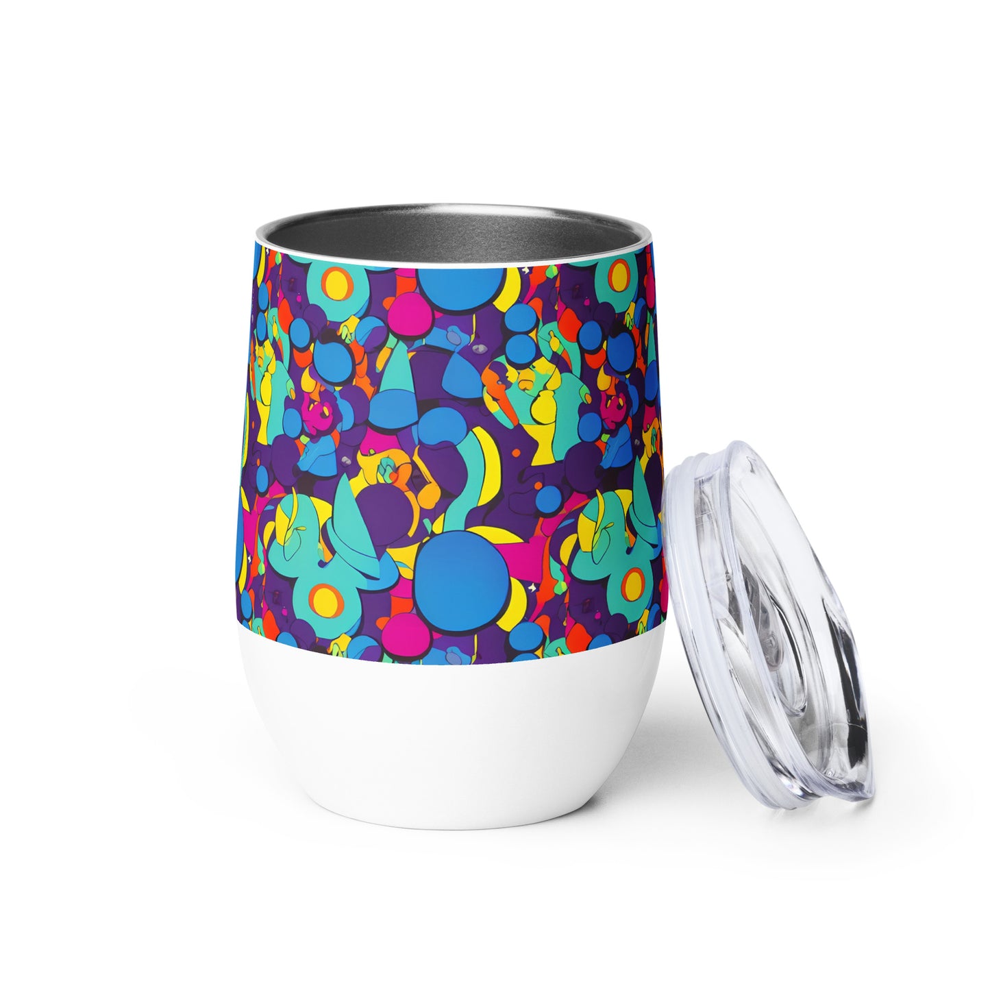 Wine Tumbler - Psychedelic Harmony