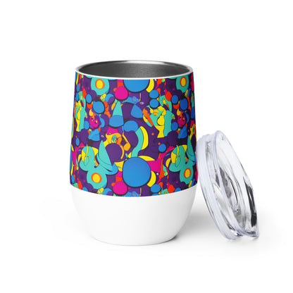Wine Tumbler - Psychedelic Harmony