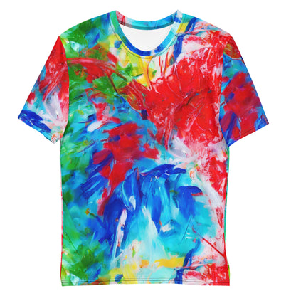 Men's Crew Neck T-Shirt - Eclectic Breeze
