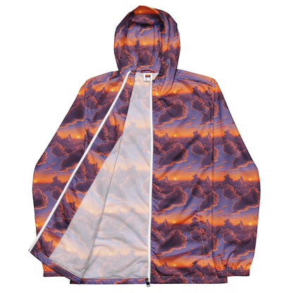 Men's Windbreaker - Cotton Candy Dreams