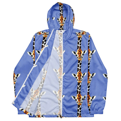 Men's Windbreaker - Giraffe Glow