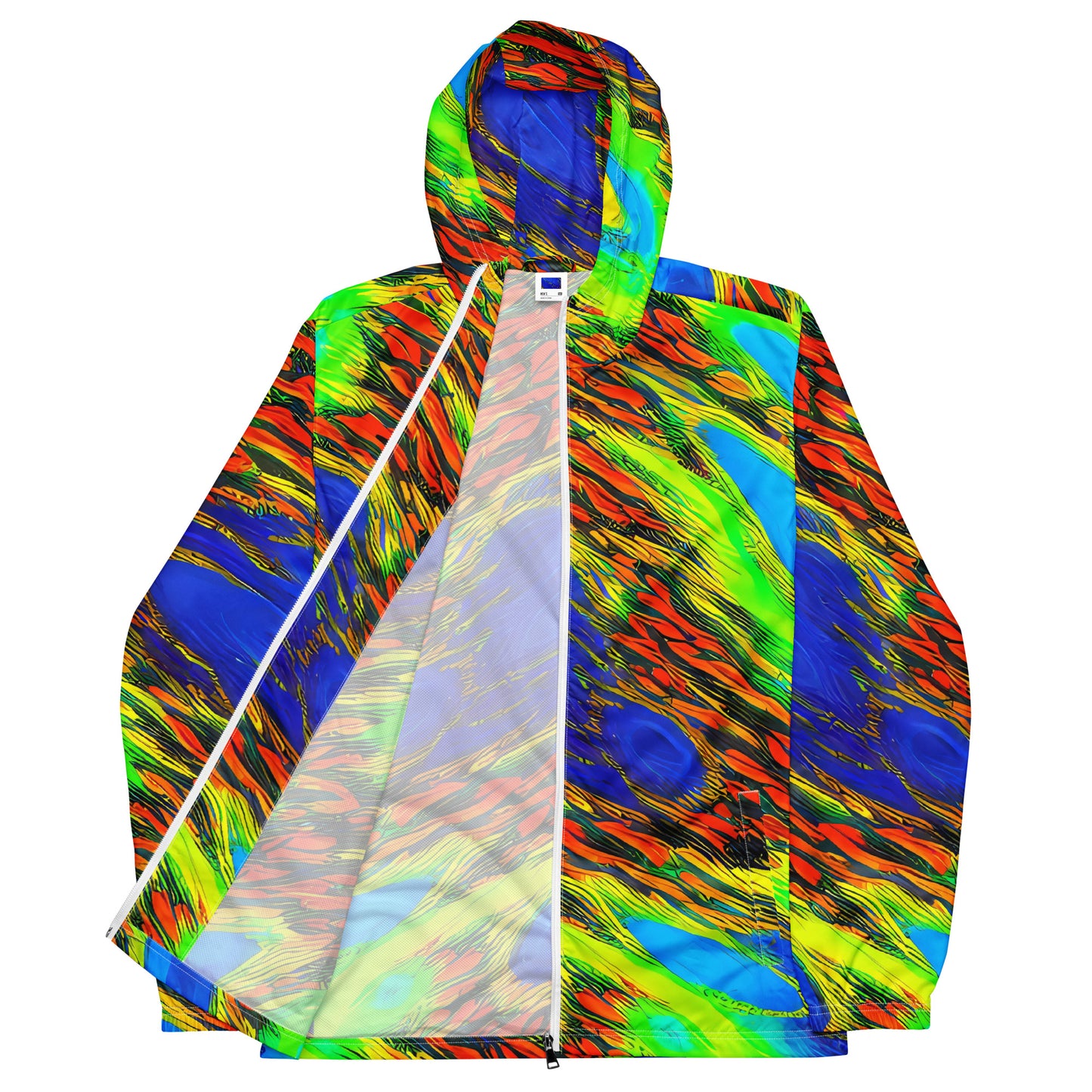 Men's Windbreaker - Hodgkin's Blaze