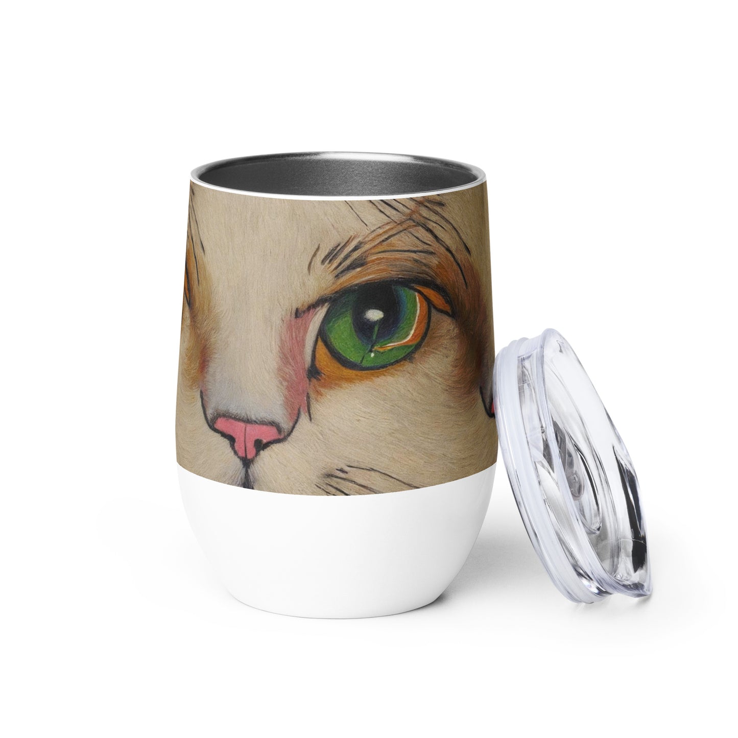 Wine Tumbler - Emerald Gaze