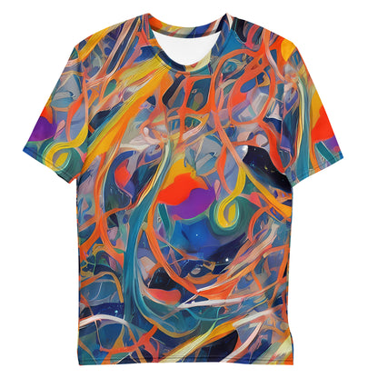 Men's Crew Neck T-Shirt - Vivid Tangle