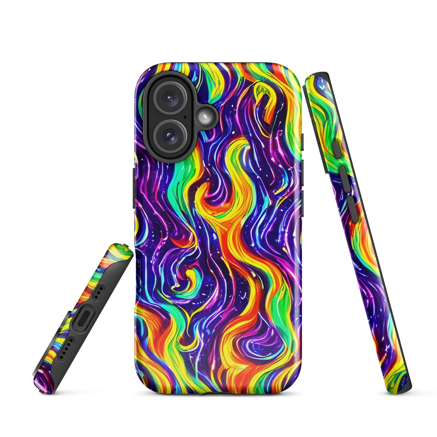 Tough Case for iPhone® - Galactic Flames