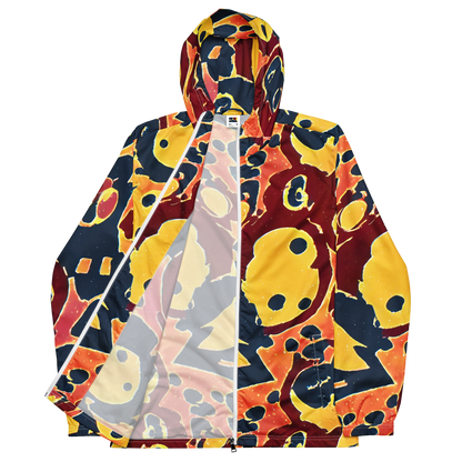 Men's Windbreaker - Sunset Silhouette