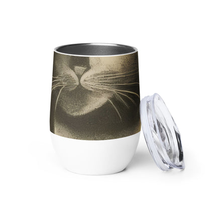 Wine Tumbler - Feline Symphony