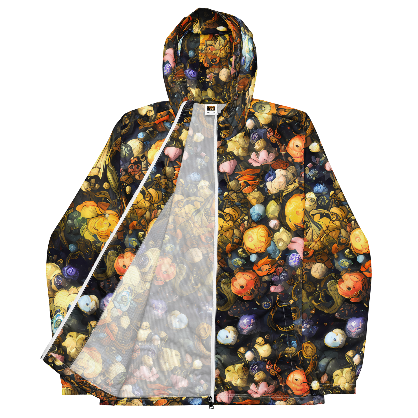 Men's Windbreaker - Baroque Blossom