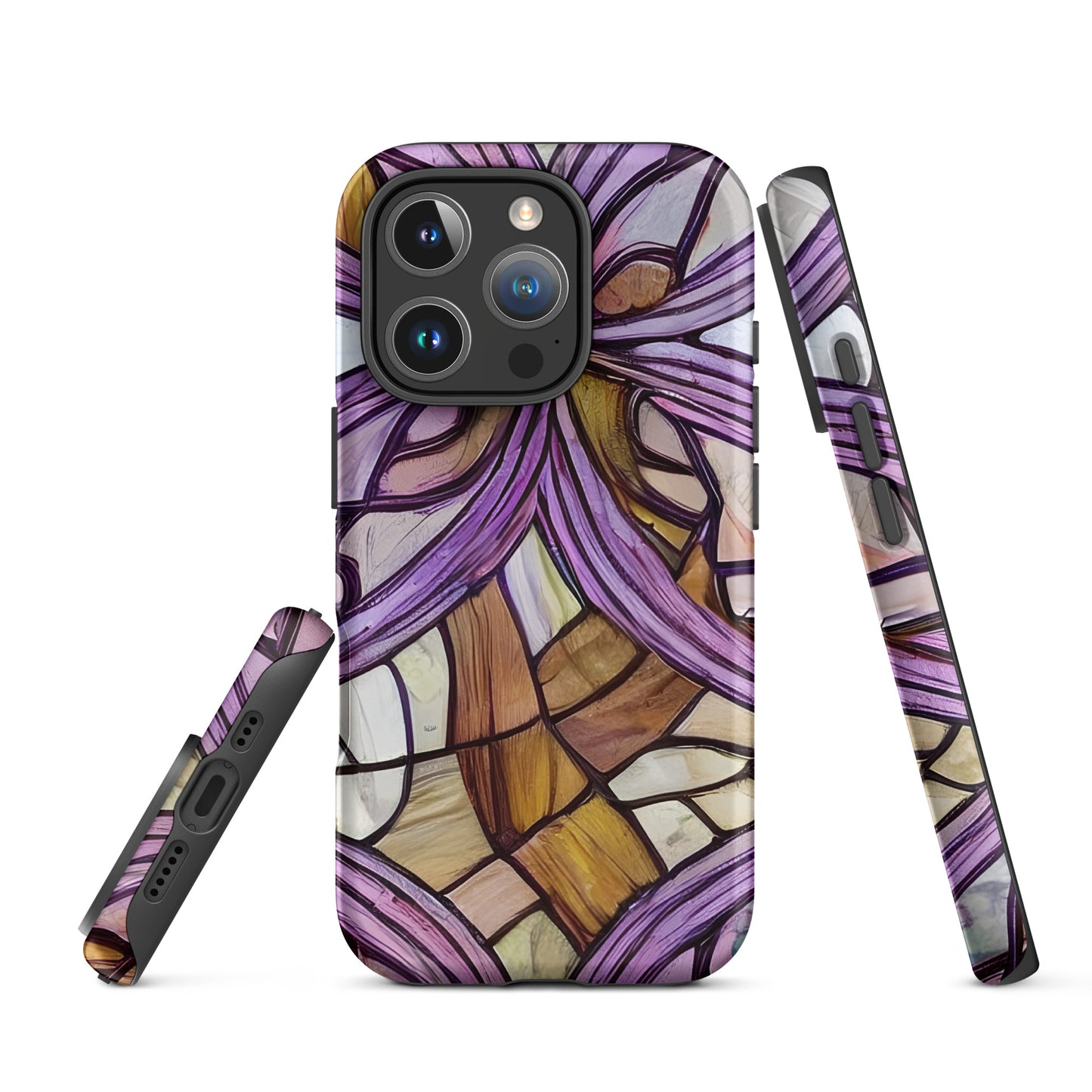 Tough Case for iPhone® - Stained Glass Whirl