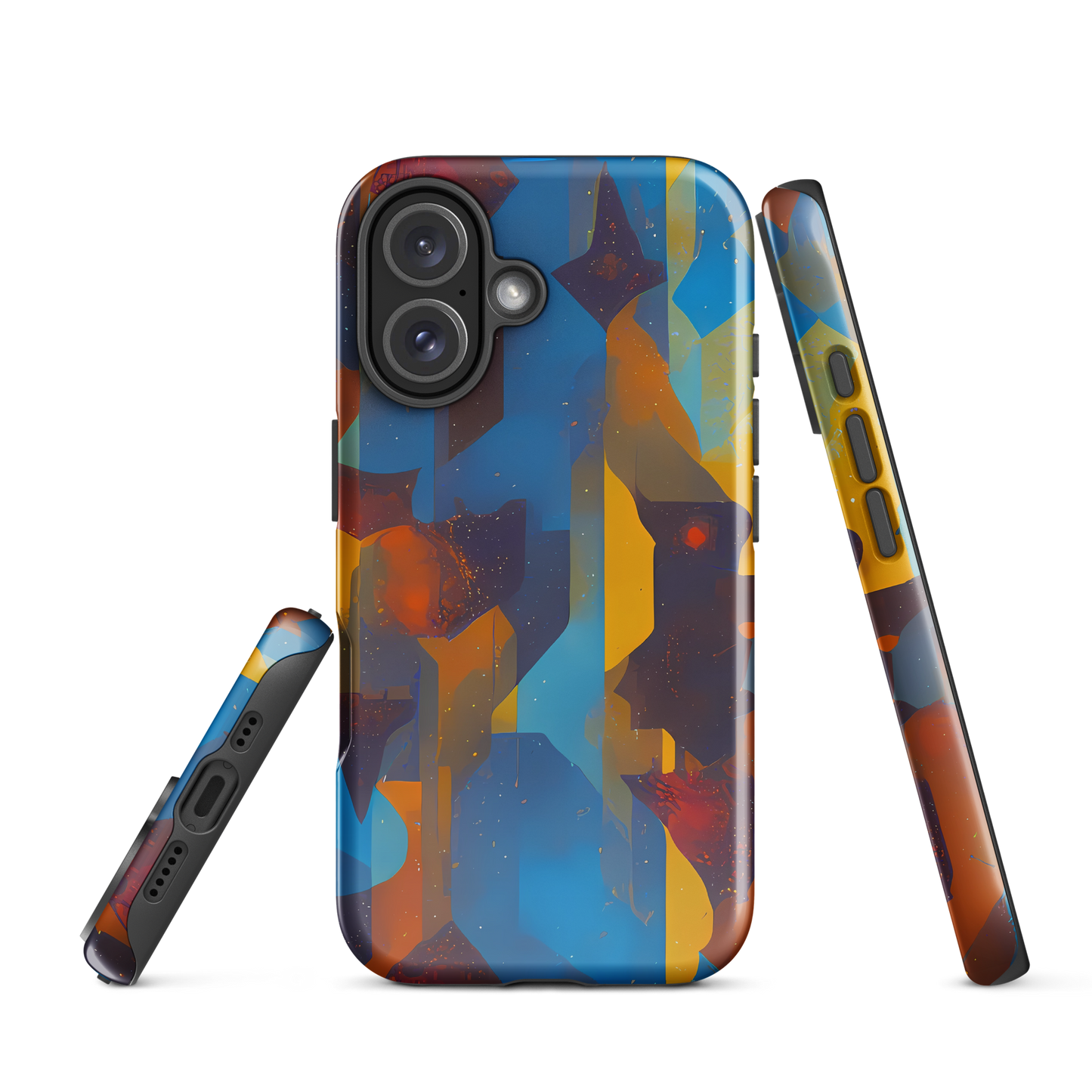 Tough Case for iPhone® - Cubist Dusk