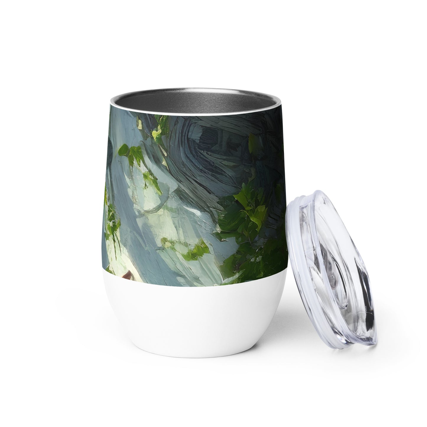 Wine Tumbler - Whiskered Enigma