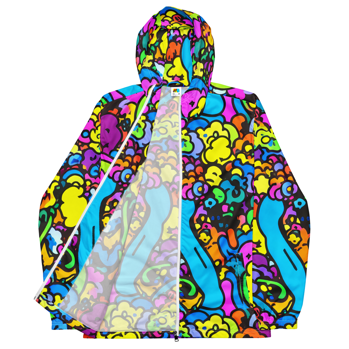 Men's Windbreaker - Kaleidoscope Garden