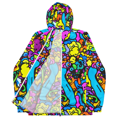 Men's Windbreaker - Kaleidoscope Garden