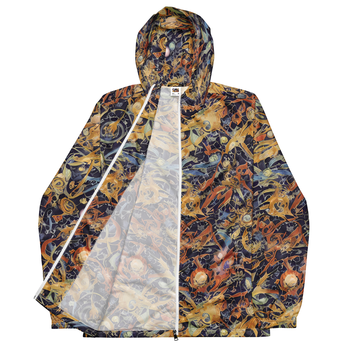 Men's Windbreaker - Quantum Symmetry