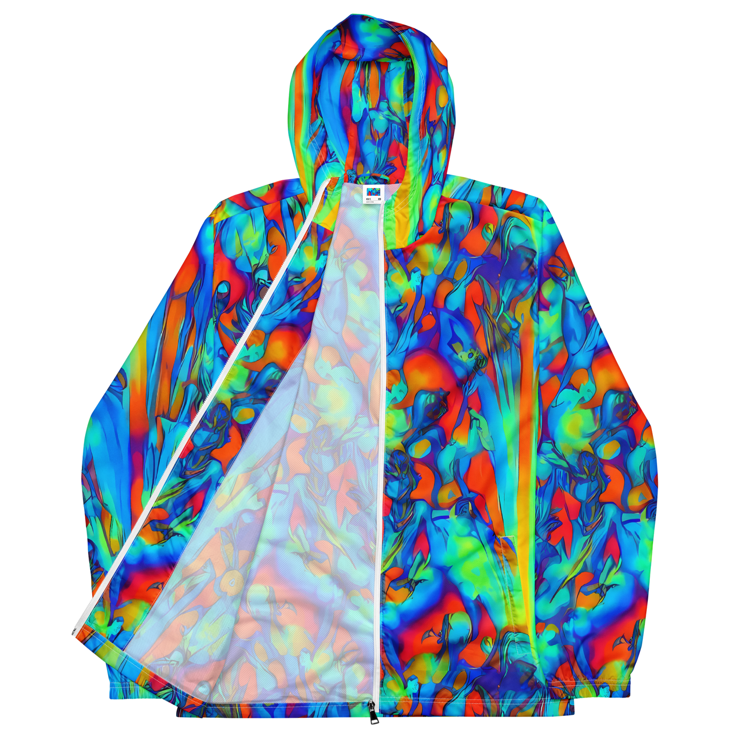 Men's Windbreaker - Vivid Virtuoso