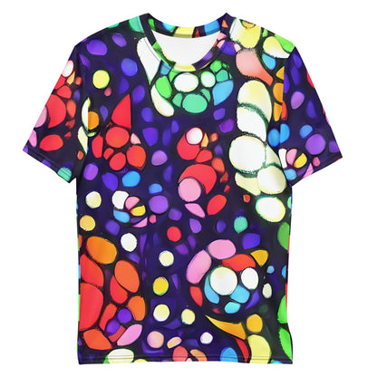 Men's Crew Neck T-Shirt - Bubble Fantasia