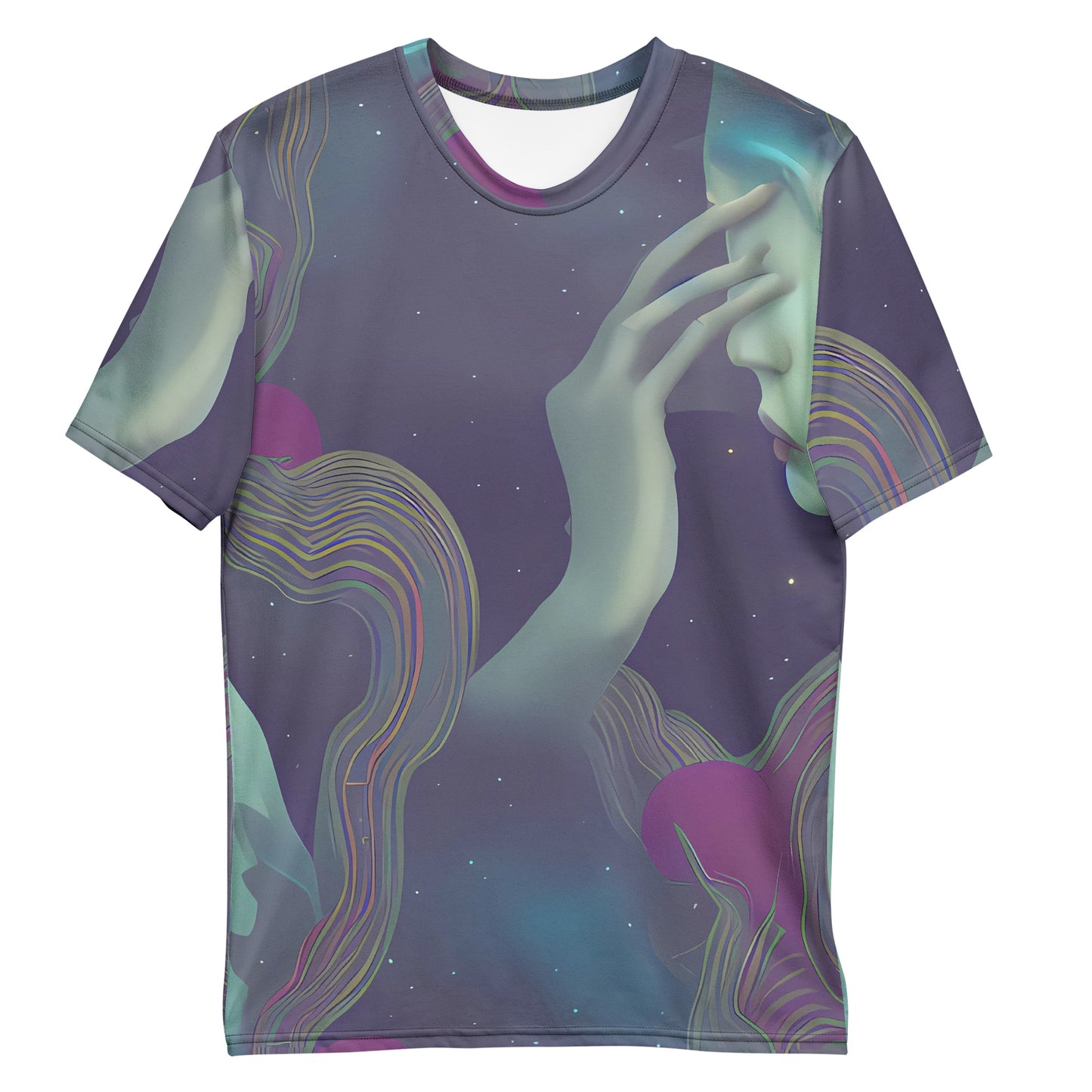 Men's Crew Neck T-Shirt - Ethereal Muse