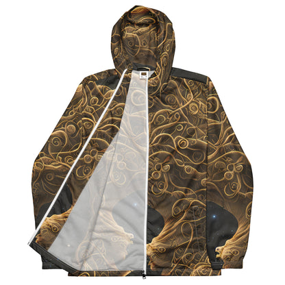 Men's Windbreaker - Gilded Reverie