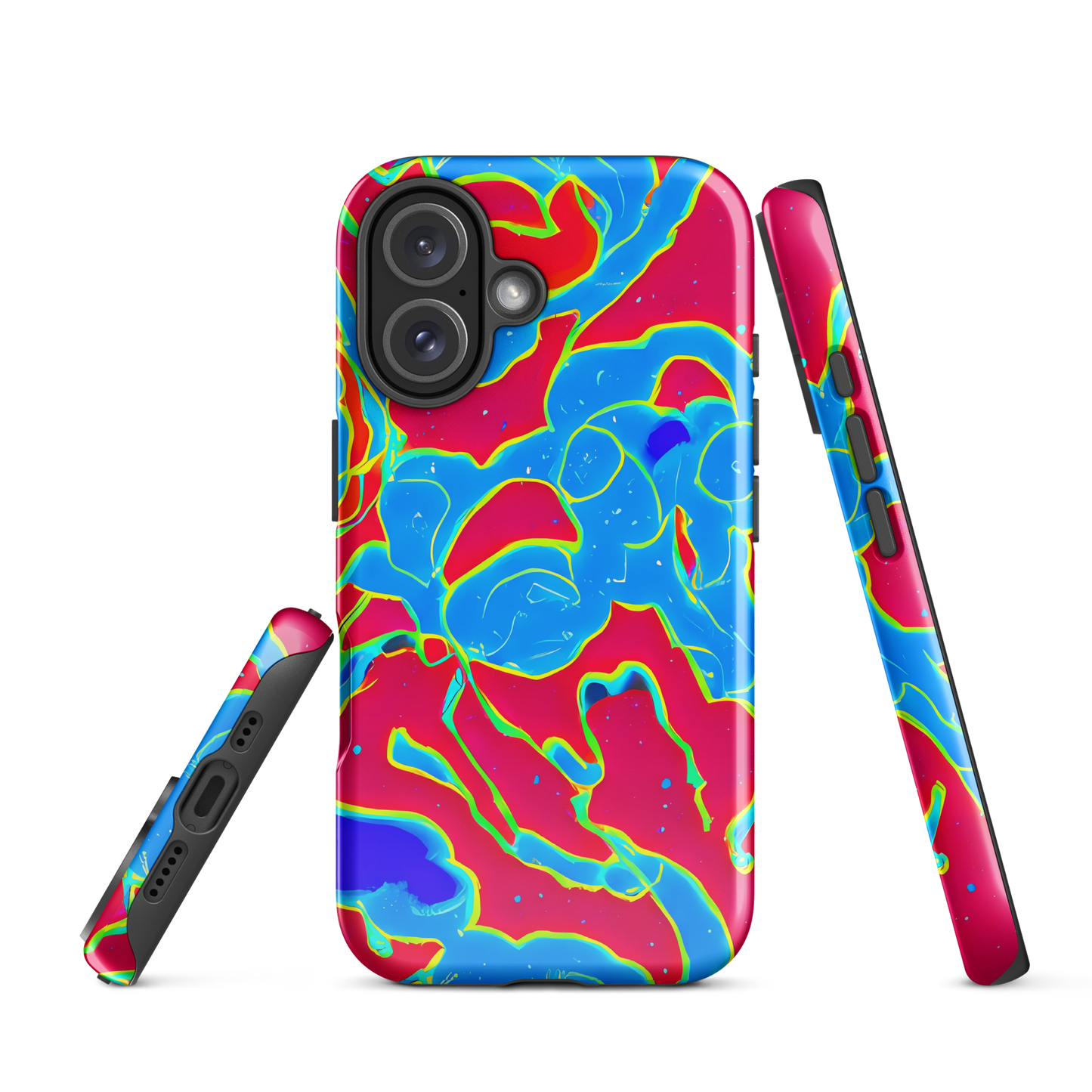 Tough Case for iPhone® - Electric Bloom