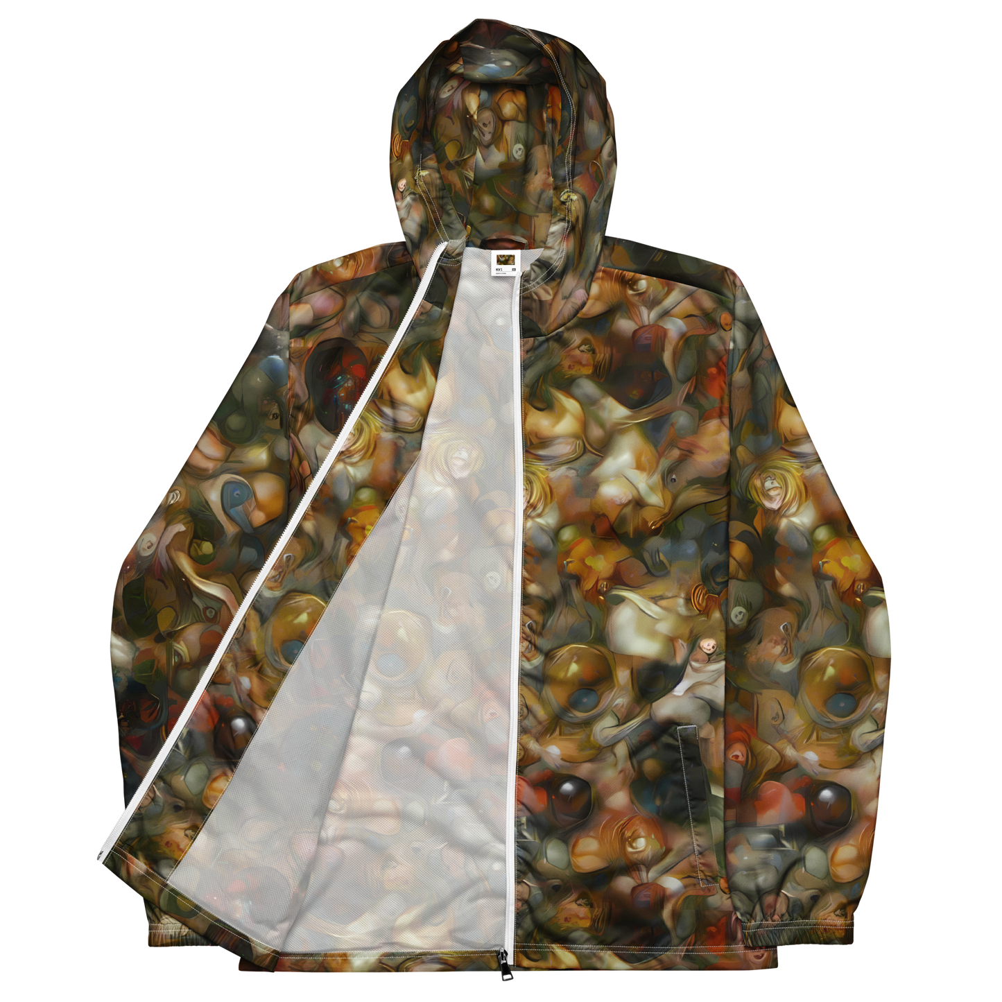 Men's Windbreaker - Cryptic Canvas