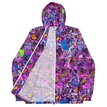 Men's Windbreaker - Chromatic Frenzy