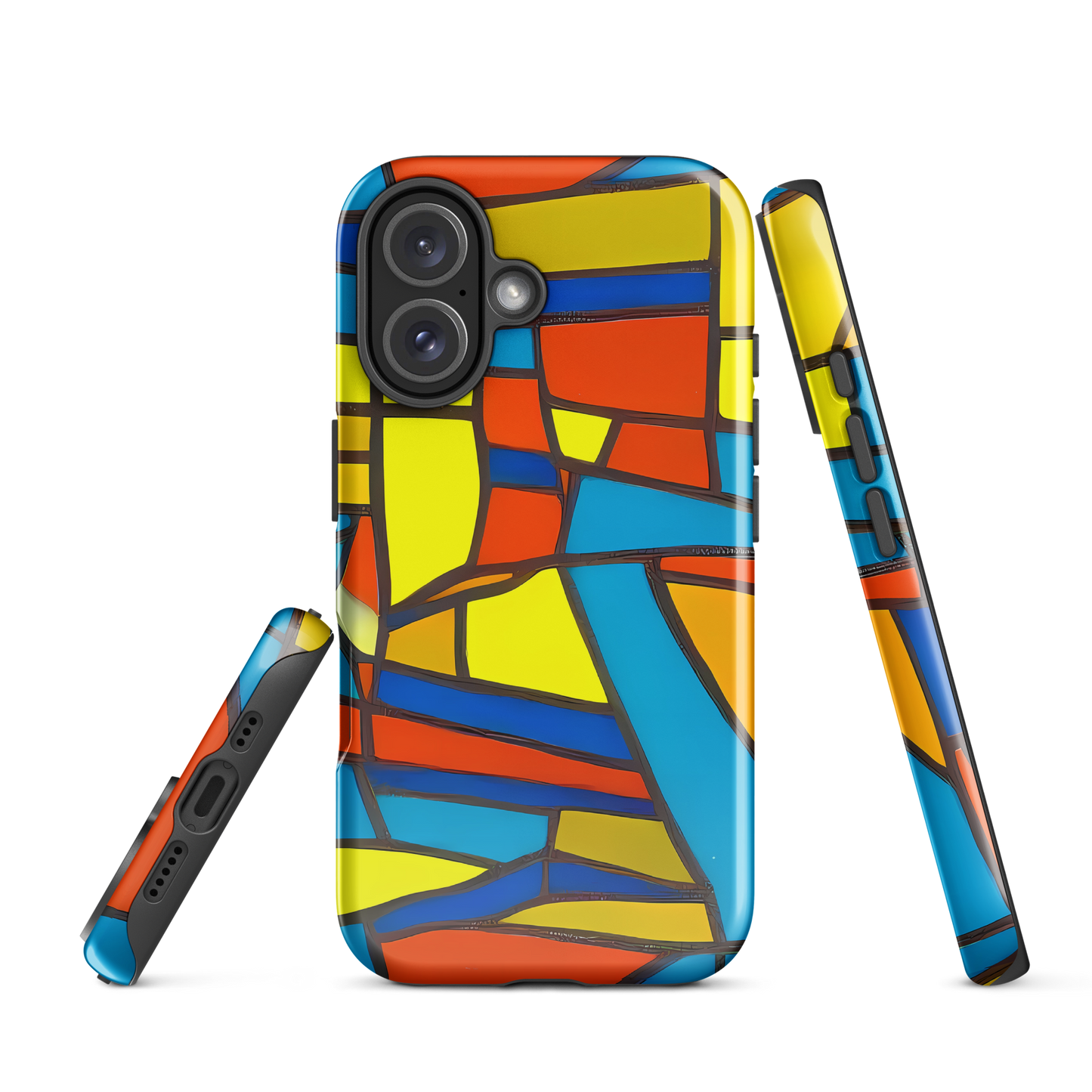 Tough Case for iPhone® - Mondrian Mesh