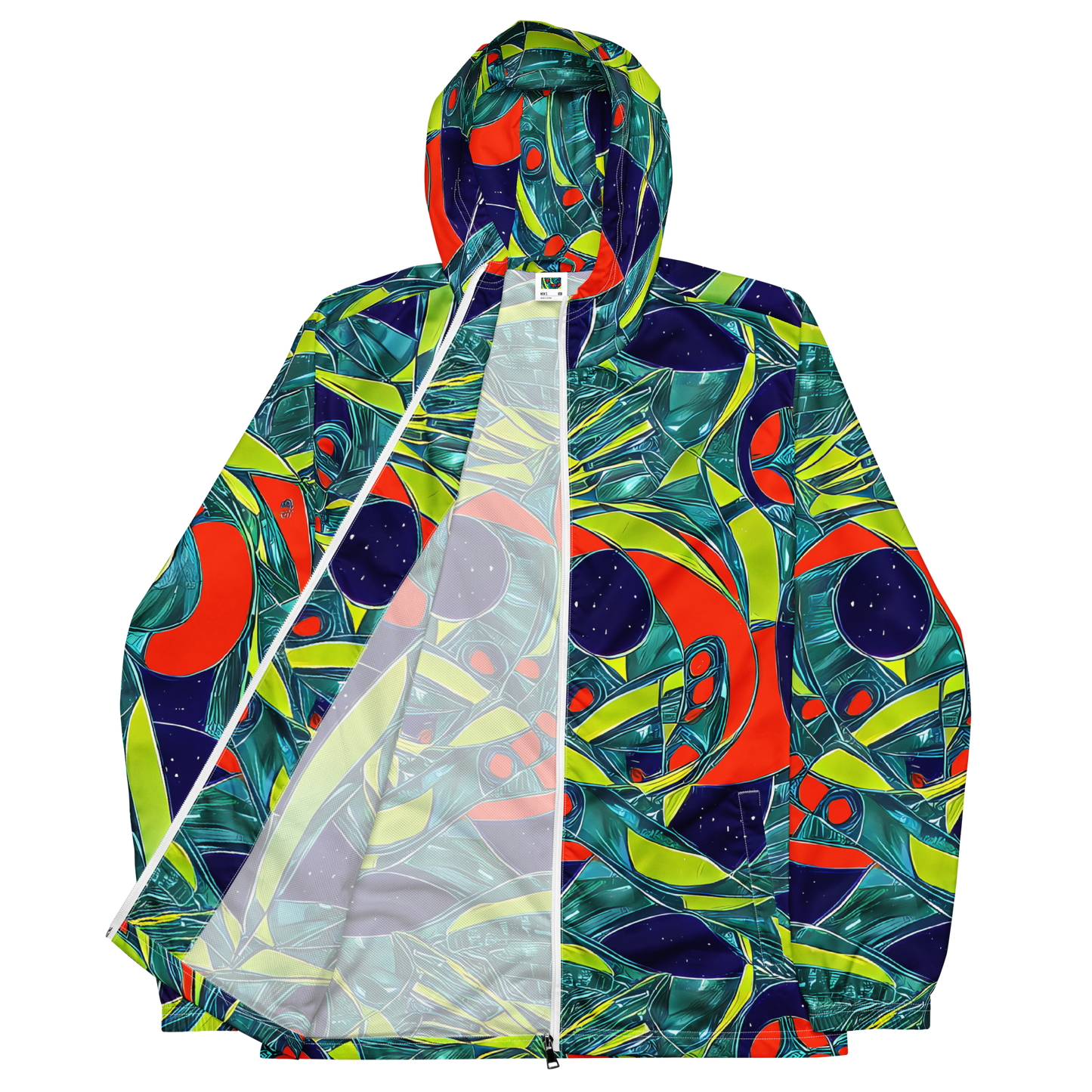 Men's Windbreaker - Harmonic Mirage