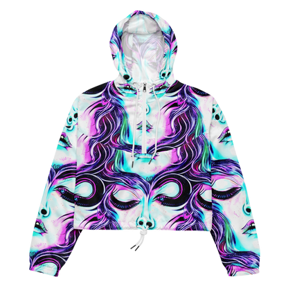 Women's Cropped Windbreaker - Chroma Soirée