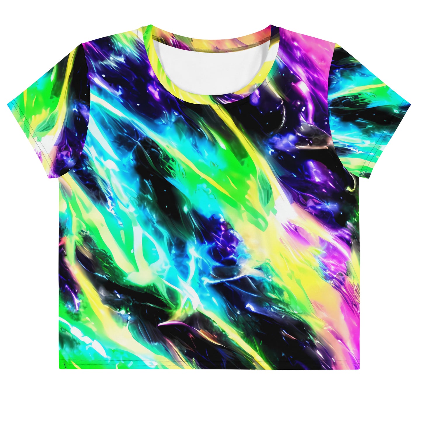 Women's Crop Tee - Chromatic Surge