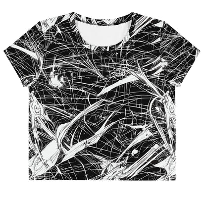 Women's Crop Tee - Stormy Serenity