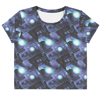 Women's Crop Tee - Galactic Circuit