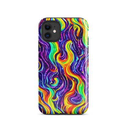 Tough Case for iPhone® - Galactic Flames