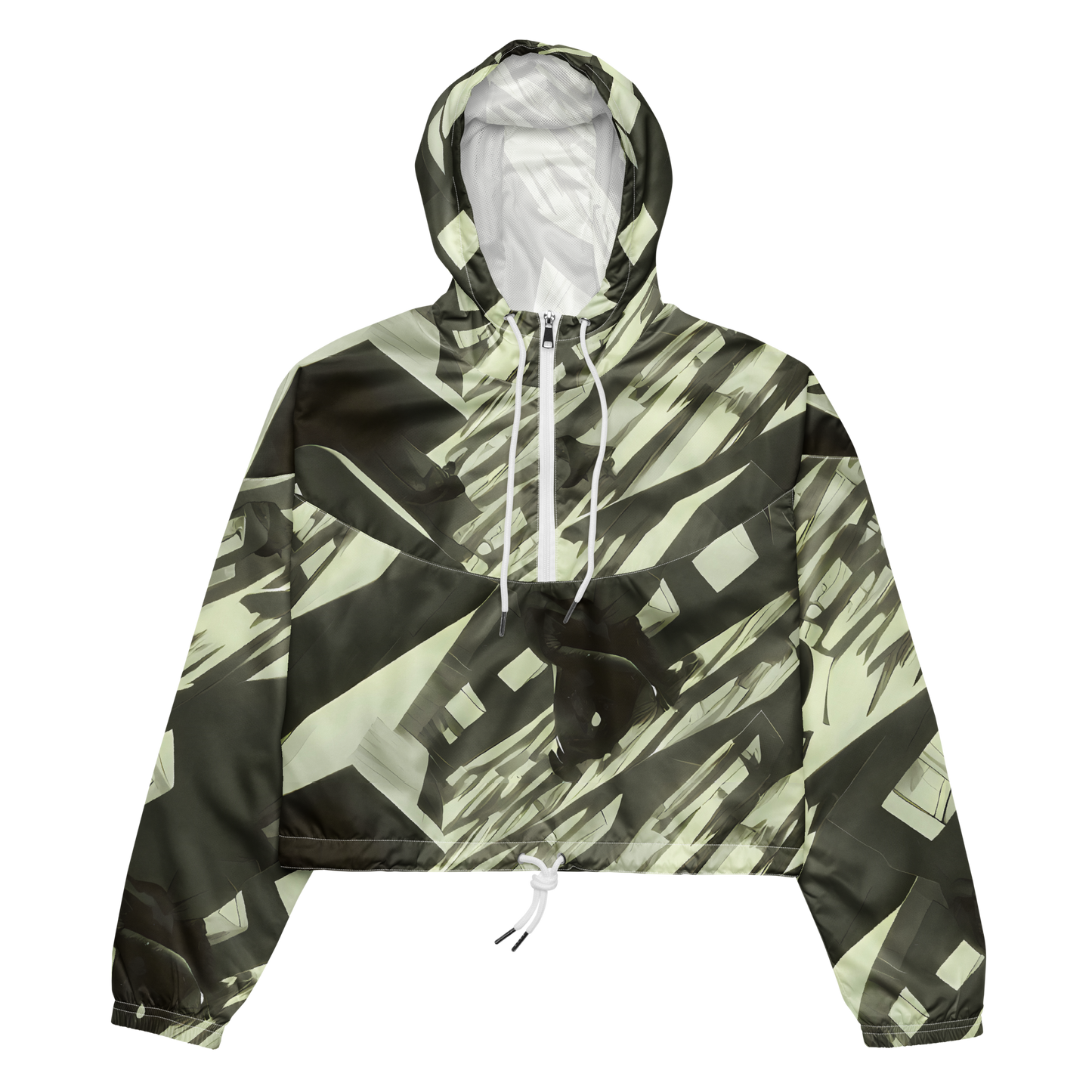 Women's Cropped Windbreaker - Shadow Stratum