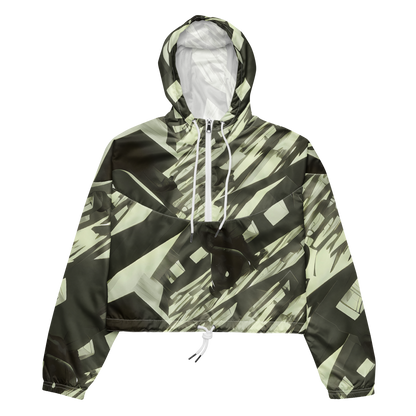 Women's Cropped Windbreaker - Shadow Stratum