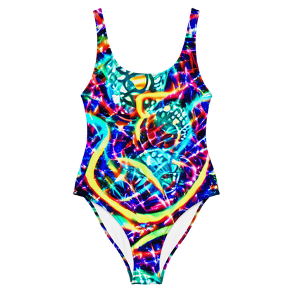 One-Piece Swimsuit - Fynesian Galaxy