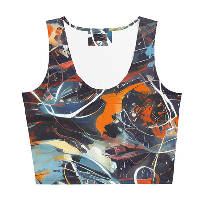 Crop Top - Neo-Splash Labyrinth