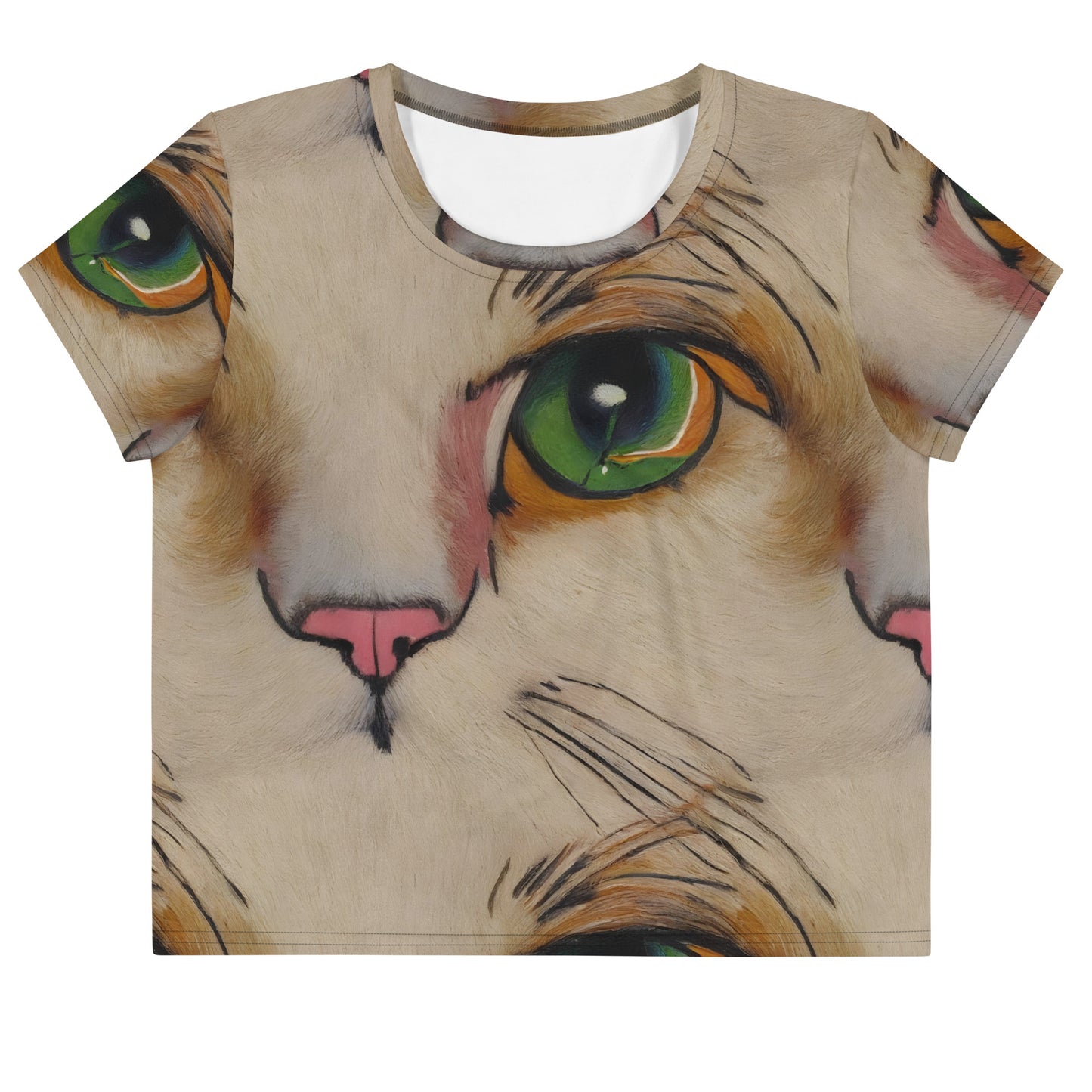 Crop Tee - Emerald Gaze