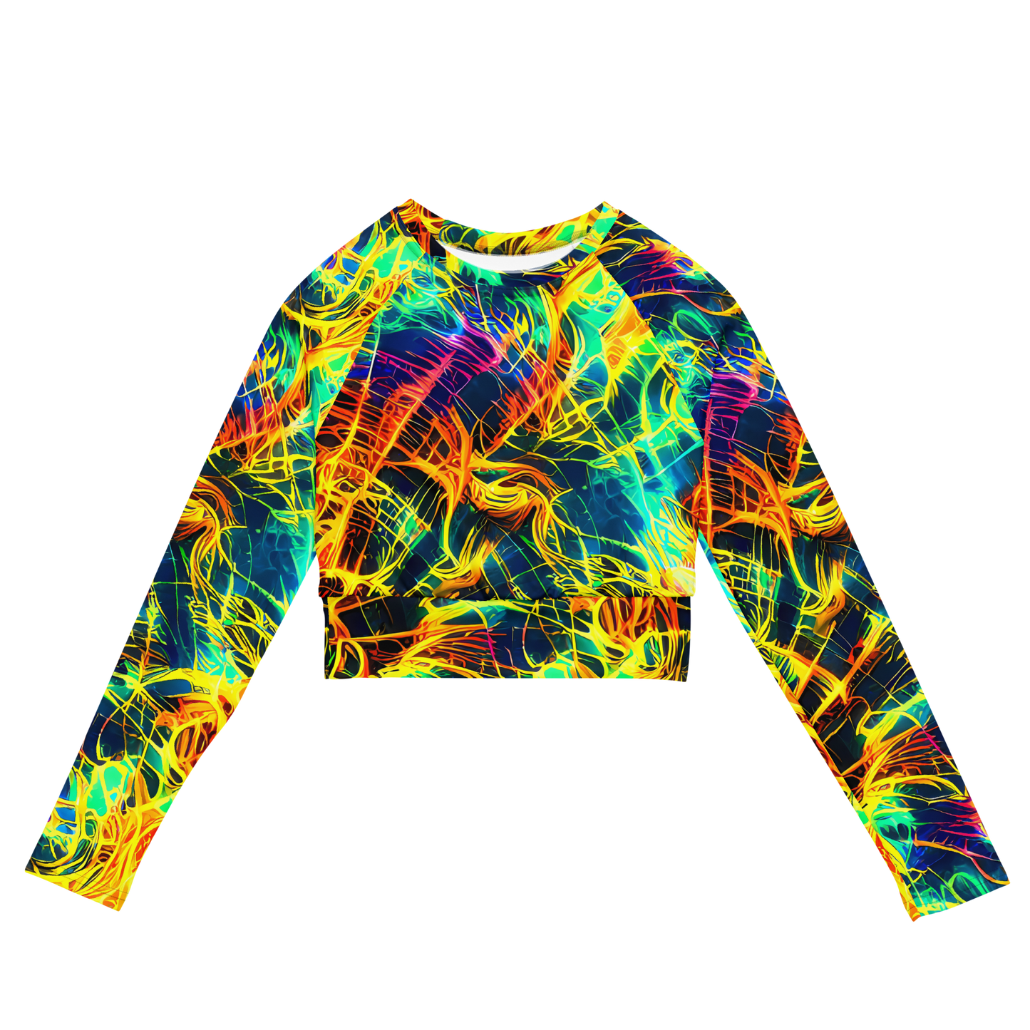 Long Sleeve Crop Top - Kapp's Kaleidoscope