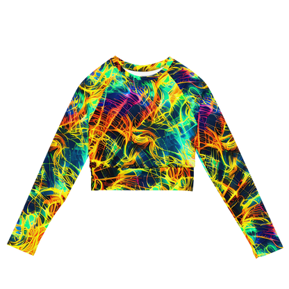 Long Sleeve Crop Top - Kapp's Kaleidoscope