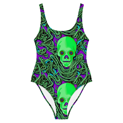 One-Piece Swimsuit - Ghostly Labyrinth