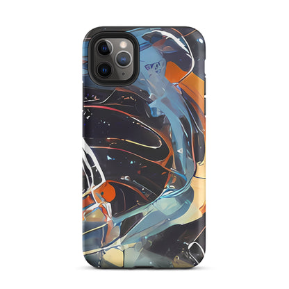 Tough Case for iPhone® - Neo-Splash Labyrinth