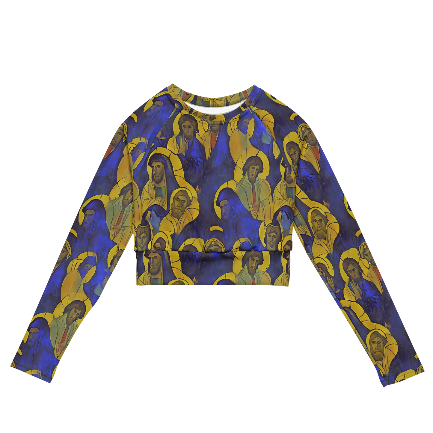 Long Sleeve Crop Top - Divine Reverie