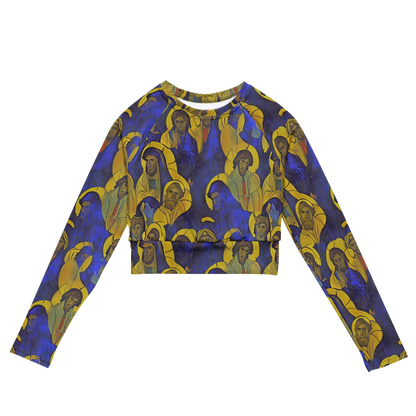 Long Sleeve Crop Top - Divine Reverie