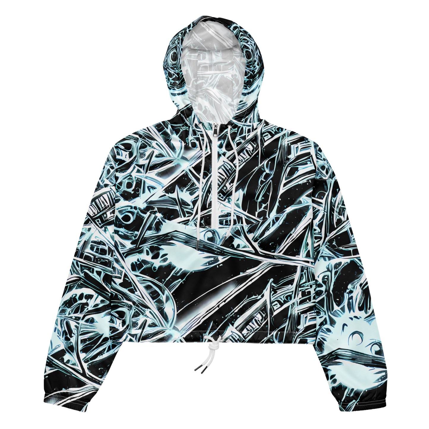 Women's Cropped Windbreaker - Frosted Infusion